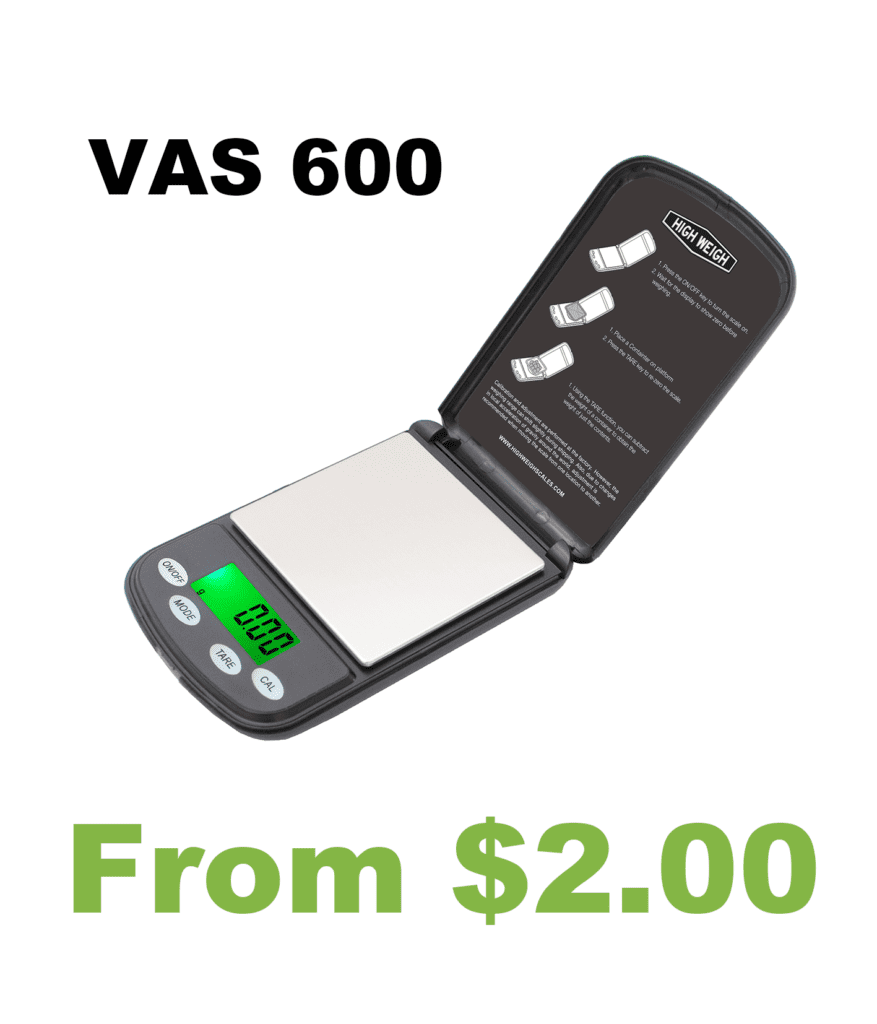 VAS600 Digital Pocket Scale.