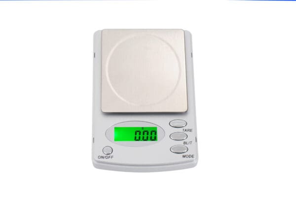 A VAY150 Digital Pocket Scale on a white background.