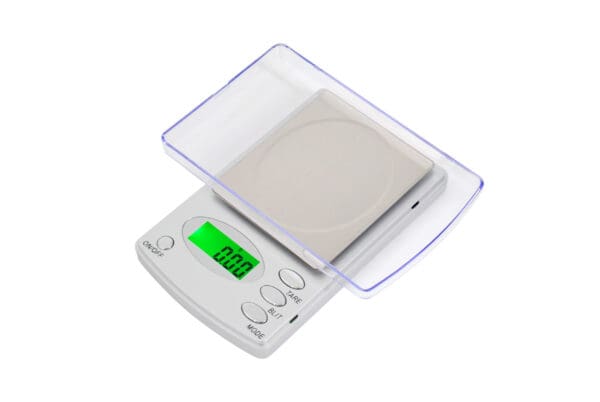 A VAY150 Digital Pocket Scale on a white background.