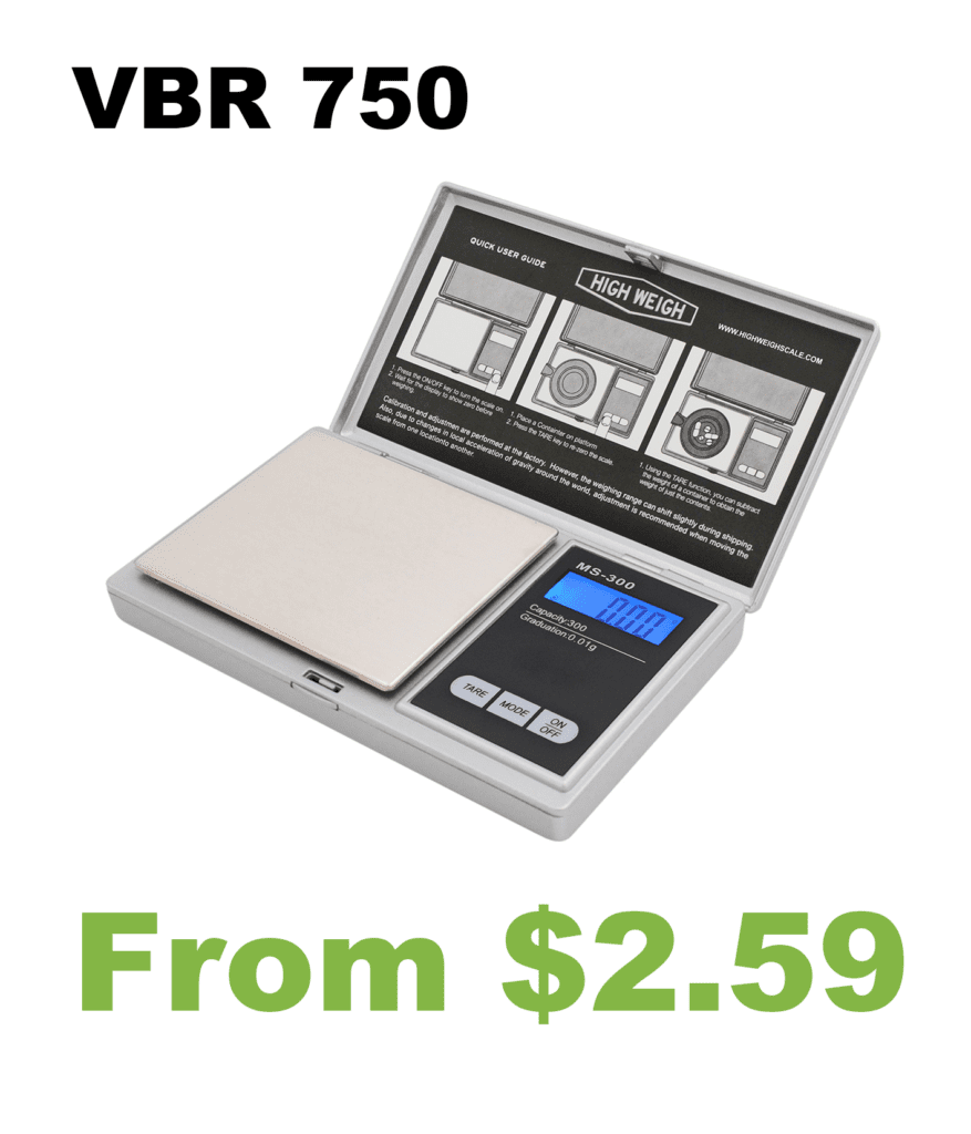 VBR750 Classic Digital Pocket Scale.