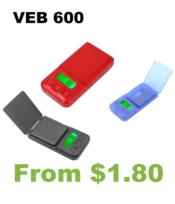 The VEB 600 Digital Pocket Scale is a small electronic scale.