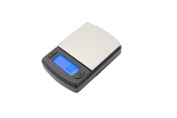 A VIM 150 Digital Pocket Scale on a white background.