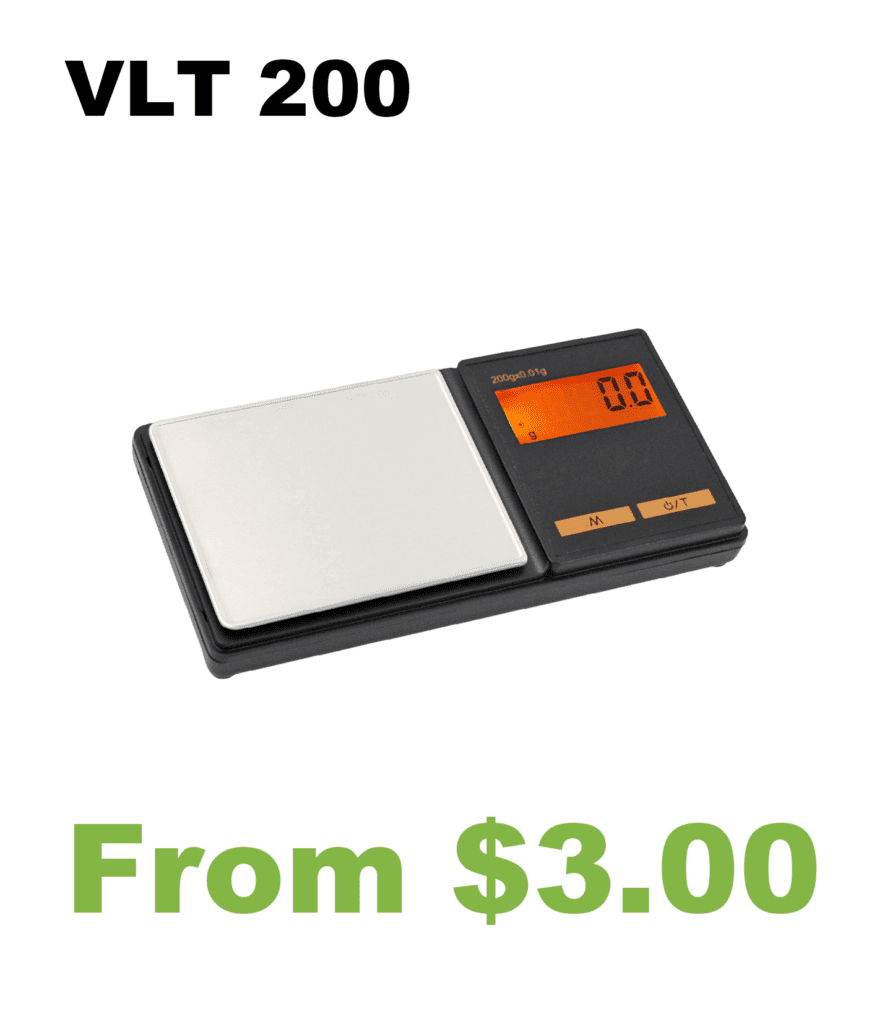 A digital scale with the words VLT 1000 Classic.