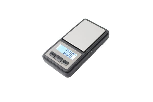 A VMI 100 Digital Pocket Scale on a white background.