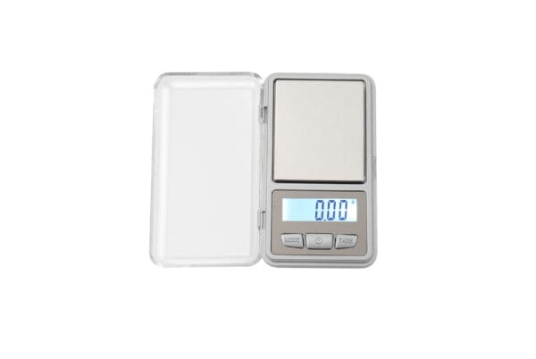 A VMI 100 Digital Pocket Scale on a white background.