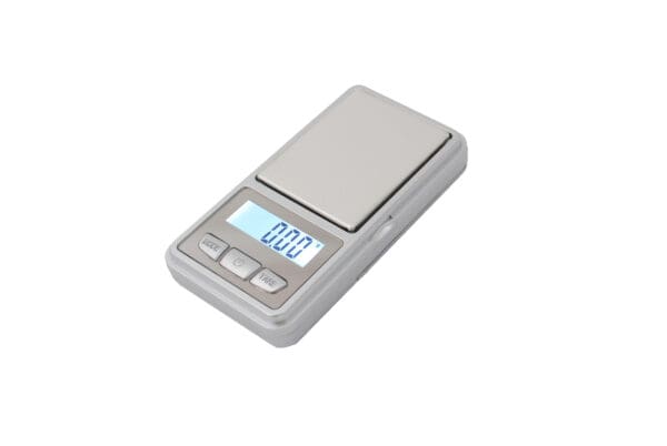 A VMI 100 Digital Pocket Scale on a white background.