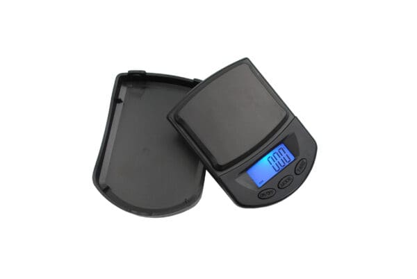 A VMX 100 Super Value Digital Pocket Scale on a white background.