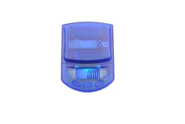 A VMX 100 Super Value Digital Pocket Scale on a white background.