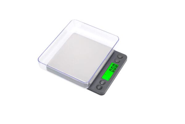 A VTI 1000 Classic Digital Pocket Scale on a white background.