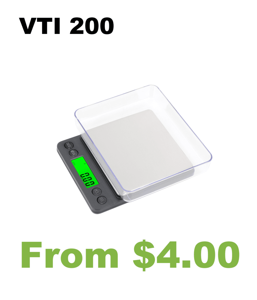 Vti 1000 digital kitchen scale.